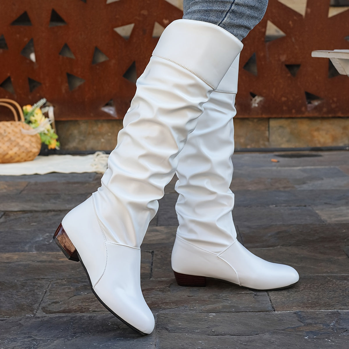 Halcyon | Slouch Knee-High Boots