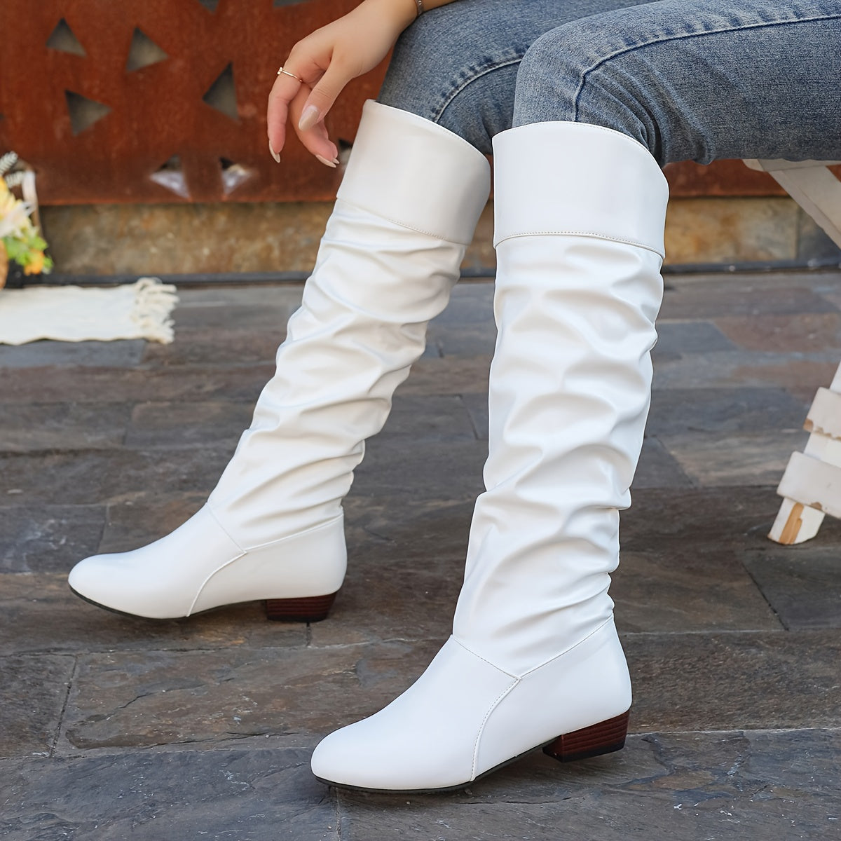Halcyon | Slouch Knee-High Boots