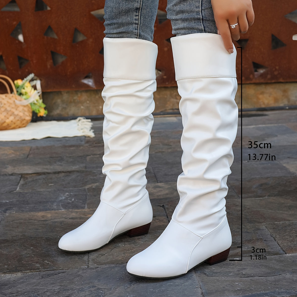Halcyon | Slouch Knee-High Boots