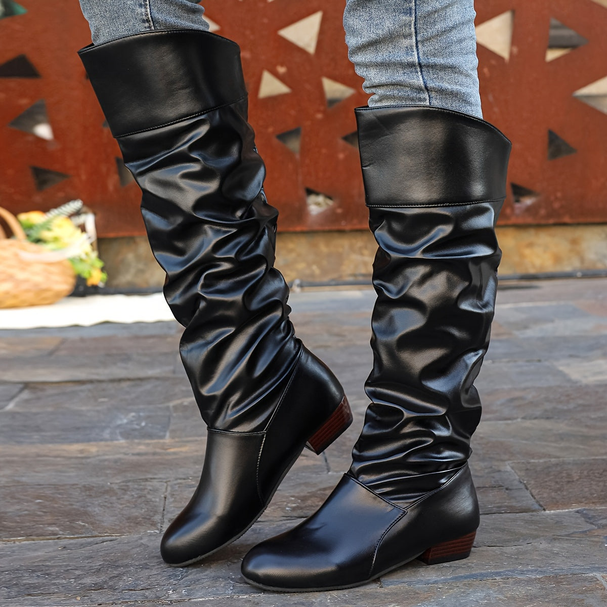 Halcyon | Slouch Knee-High Boots
