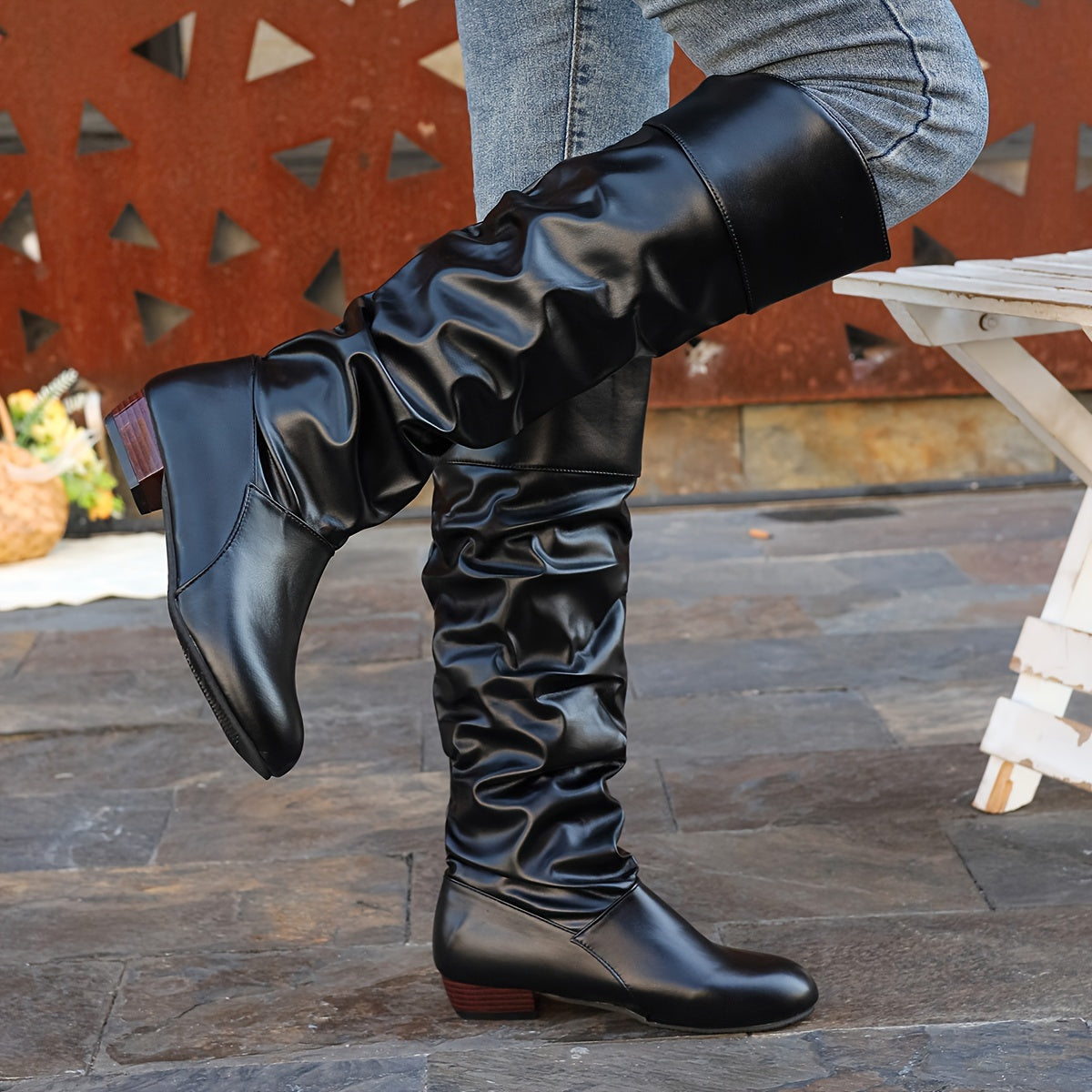 Halcyon | Slouch Knee-High Boots