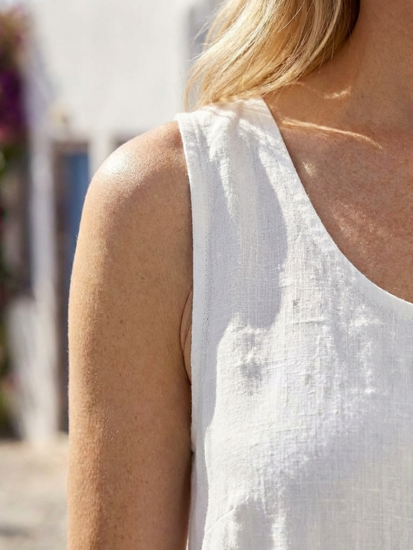 Hannah | Women's Sleeveless Round Neck Maxi Dress