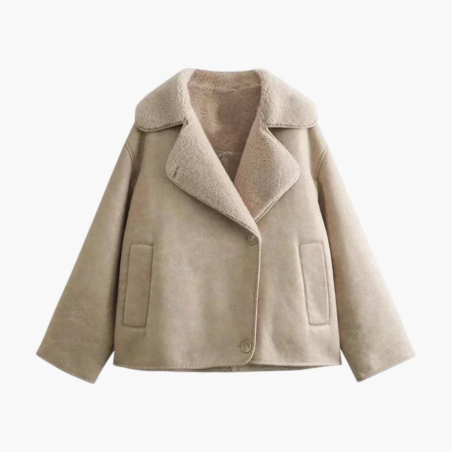 Hannah structured button front jacket - front view 1