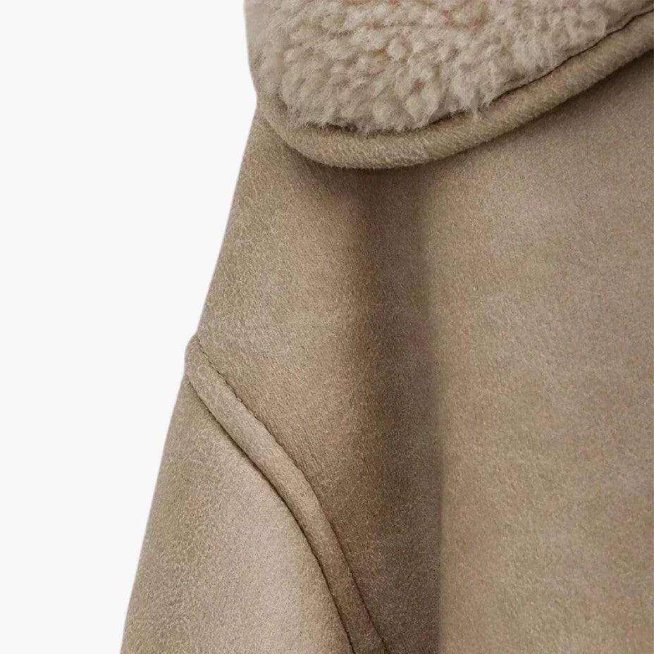 Hannah structured button front jacket - side view