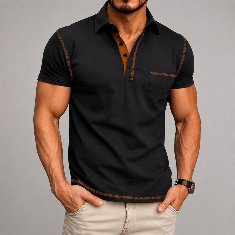 Harley | Contrast Trim Polo Shirt