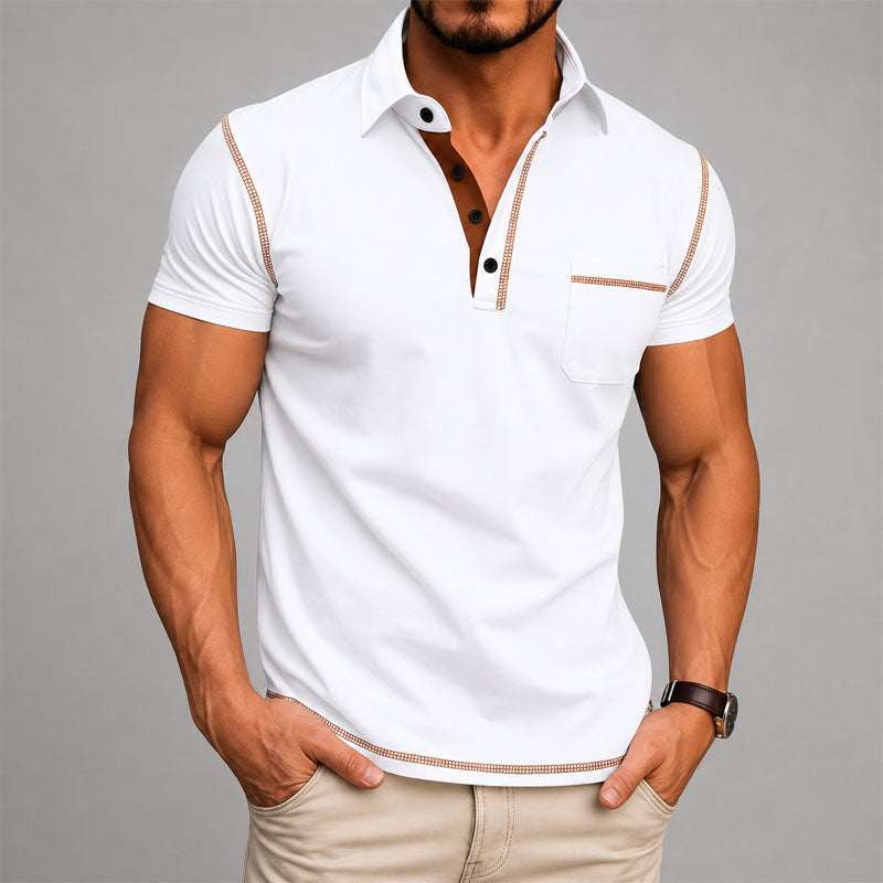 Harley | Contrast Trim Polo Shirt