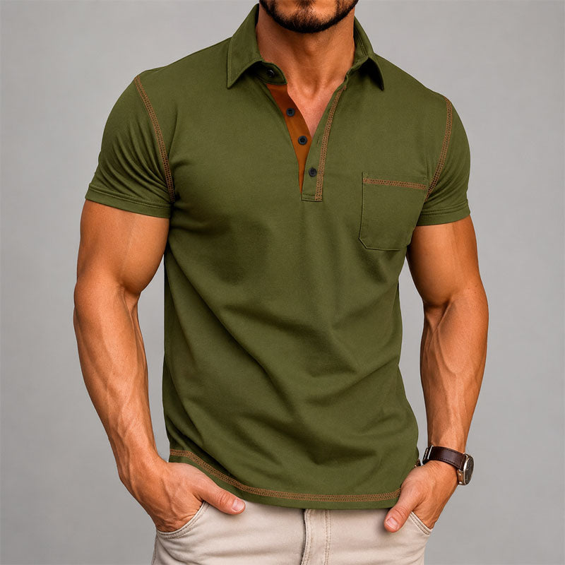 Harley | Contrast Trim Polo Shirt