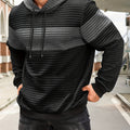 Hayes | Textured Color-Block Hoodie