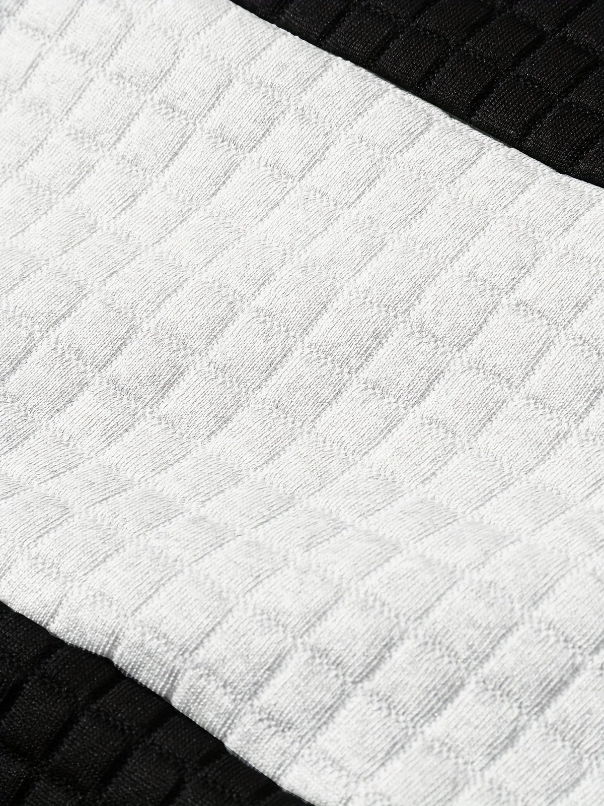 Hayes | Textured Color-Block Hoodie
