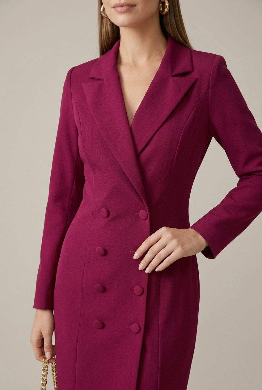 Heather | Double-Breasted Blazer Dress