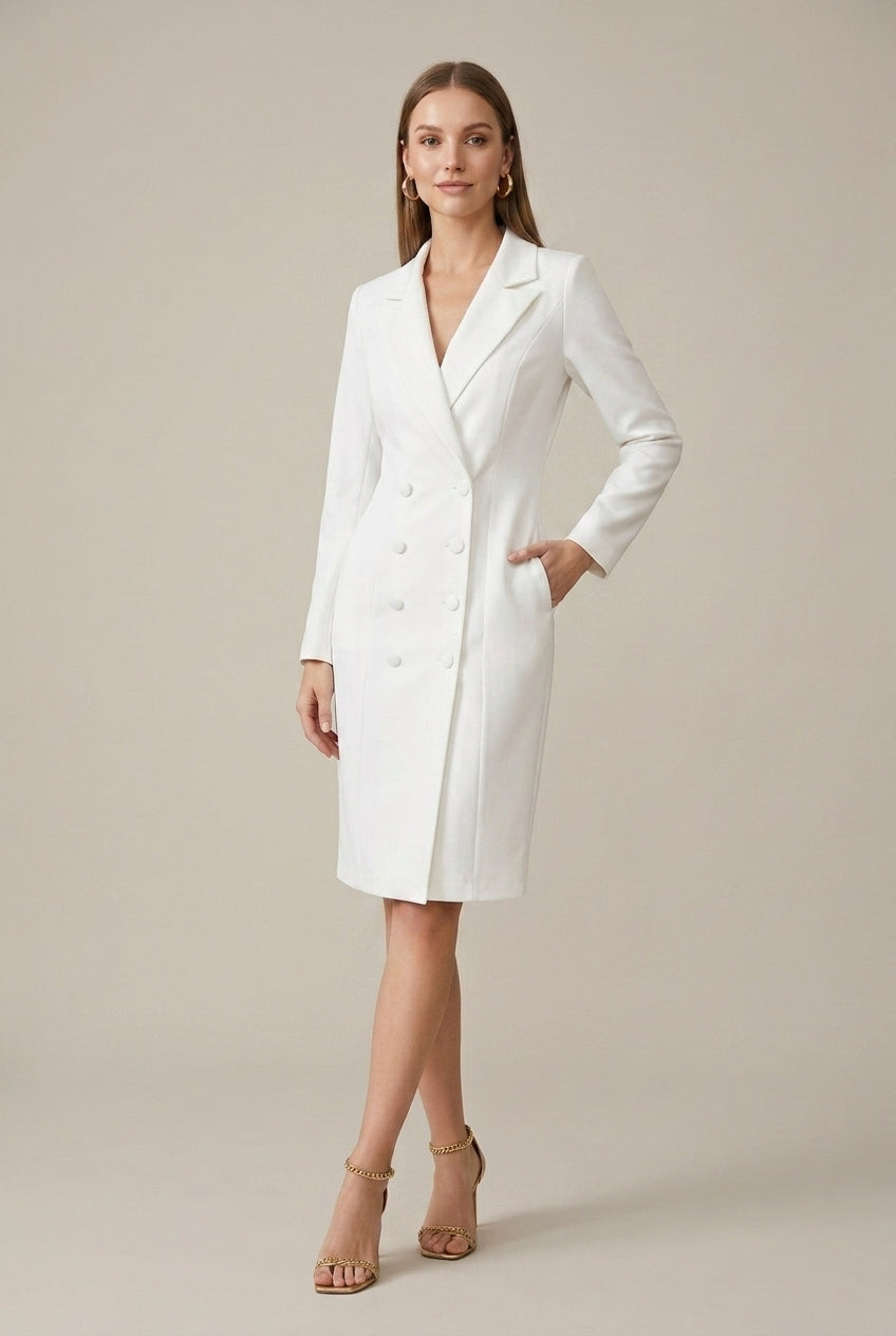 Heather | Double-Breasted Blazer Dress