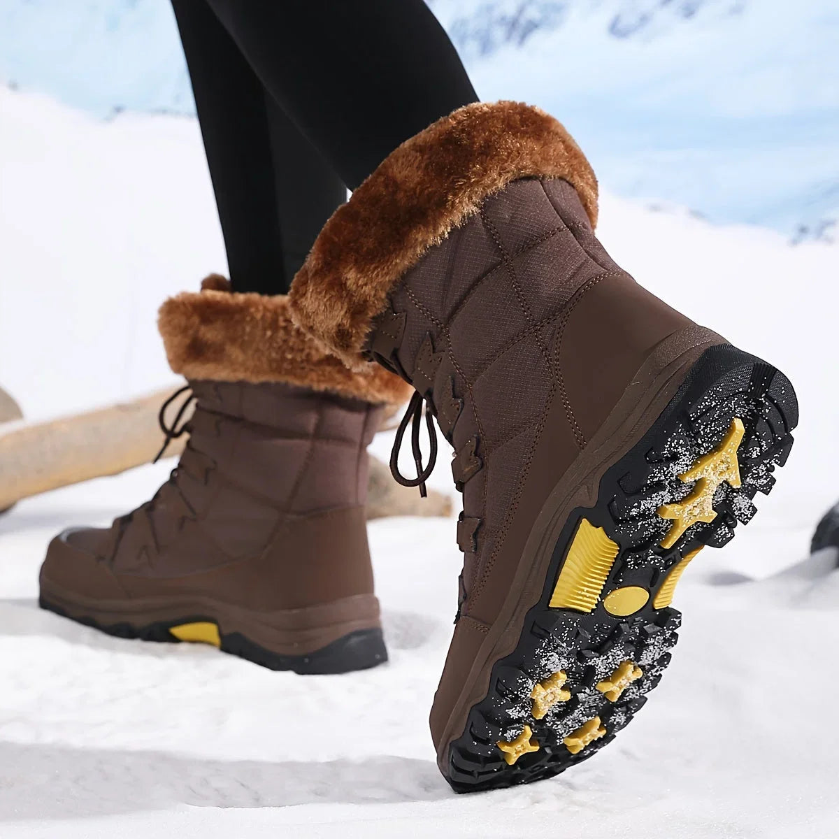 Helen insulated faux fur winter boots - color options 2