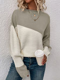 Helene | Color Block Relaxed Sweater