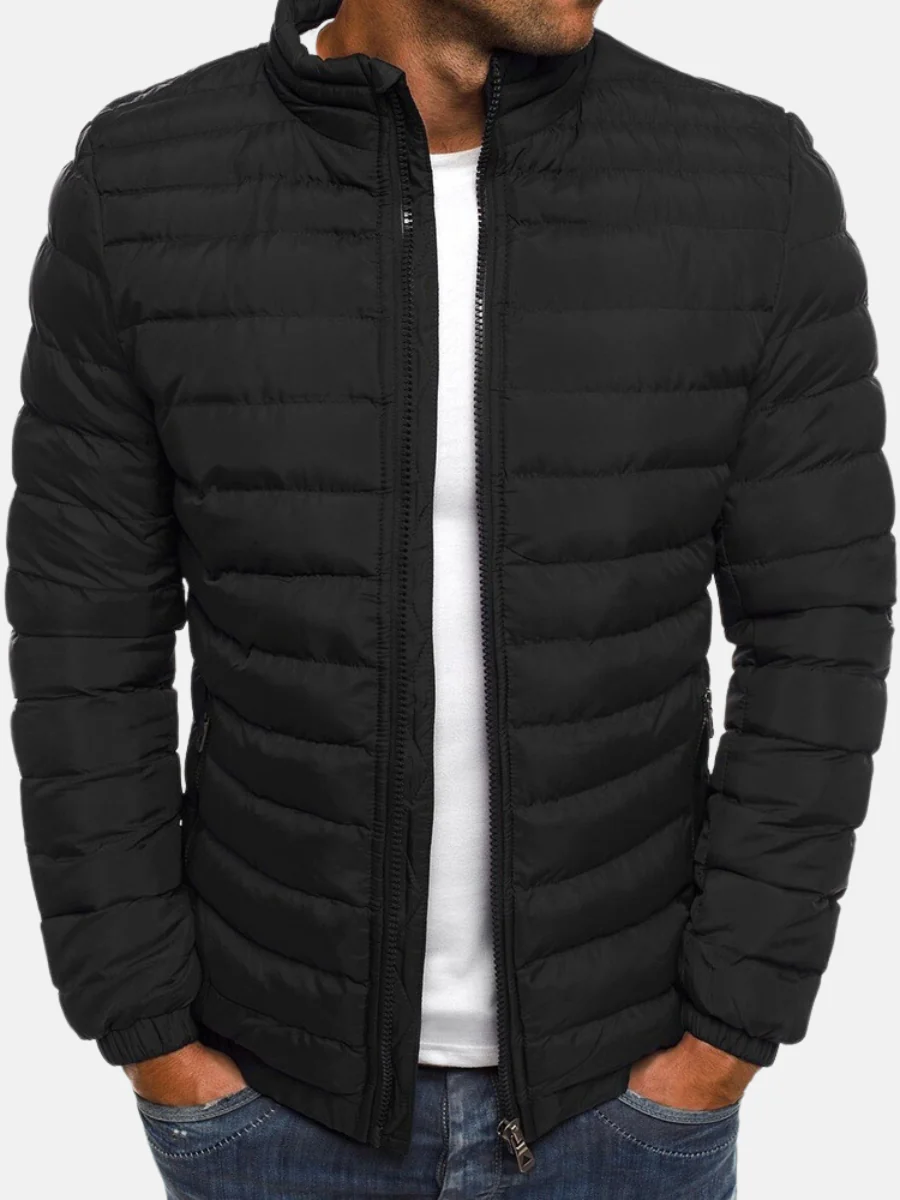 Henry lightweight quilted jacket - front view