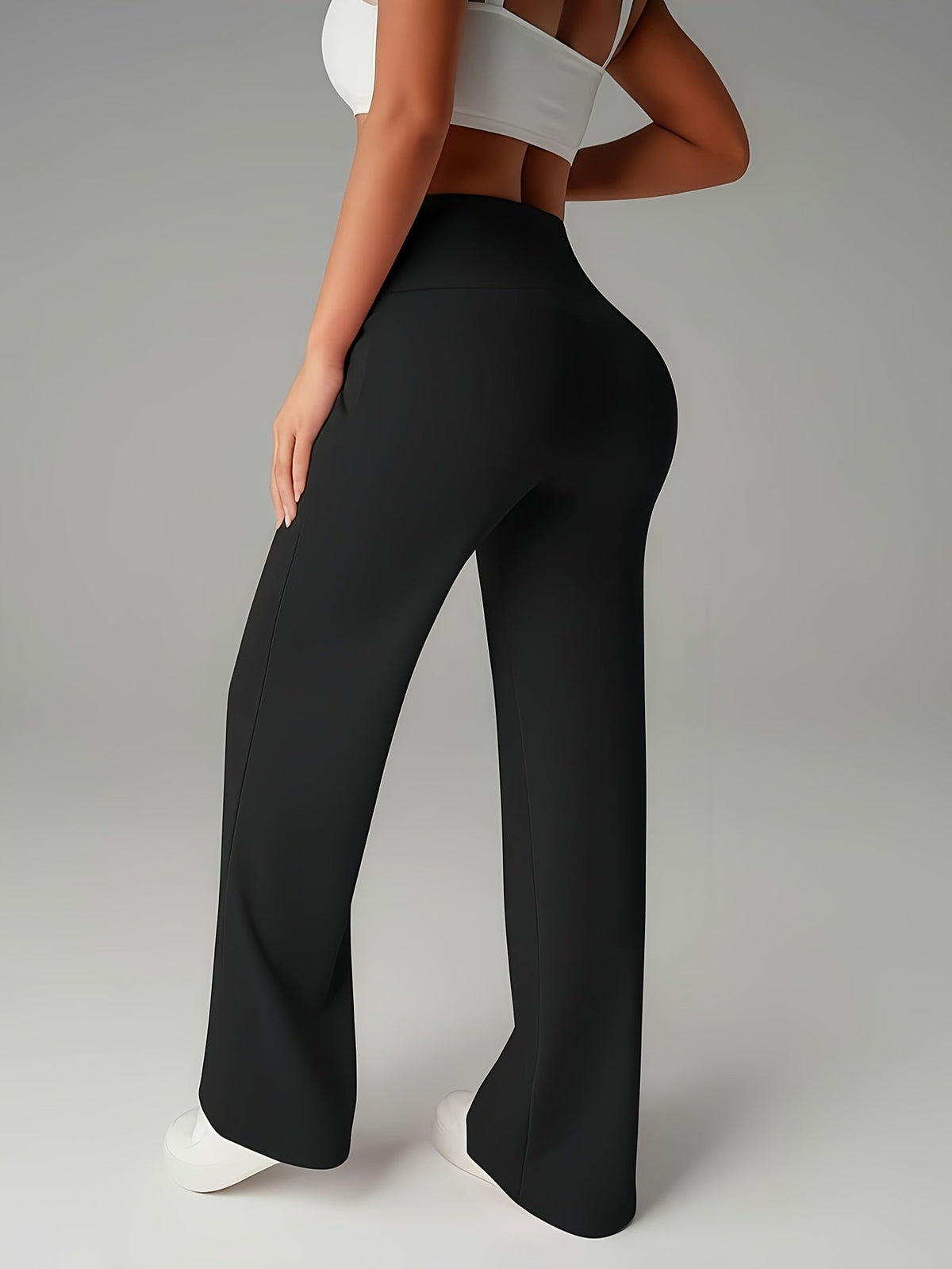 Hilary | Elegant High-Waist Wide-Leg Pants