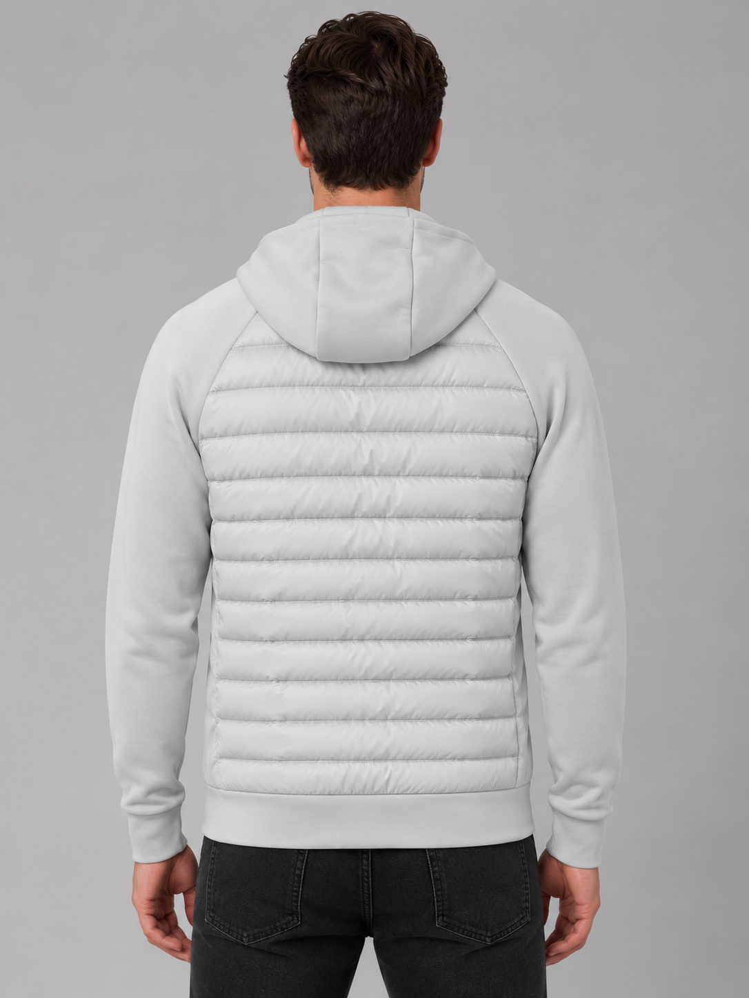 Howard hooded quilted jacket stretch sleeves - color options
