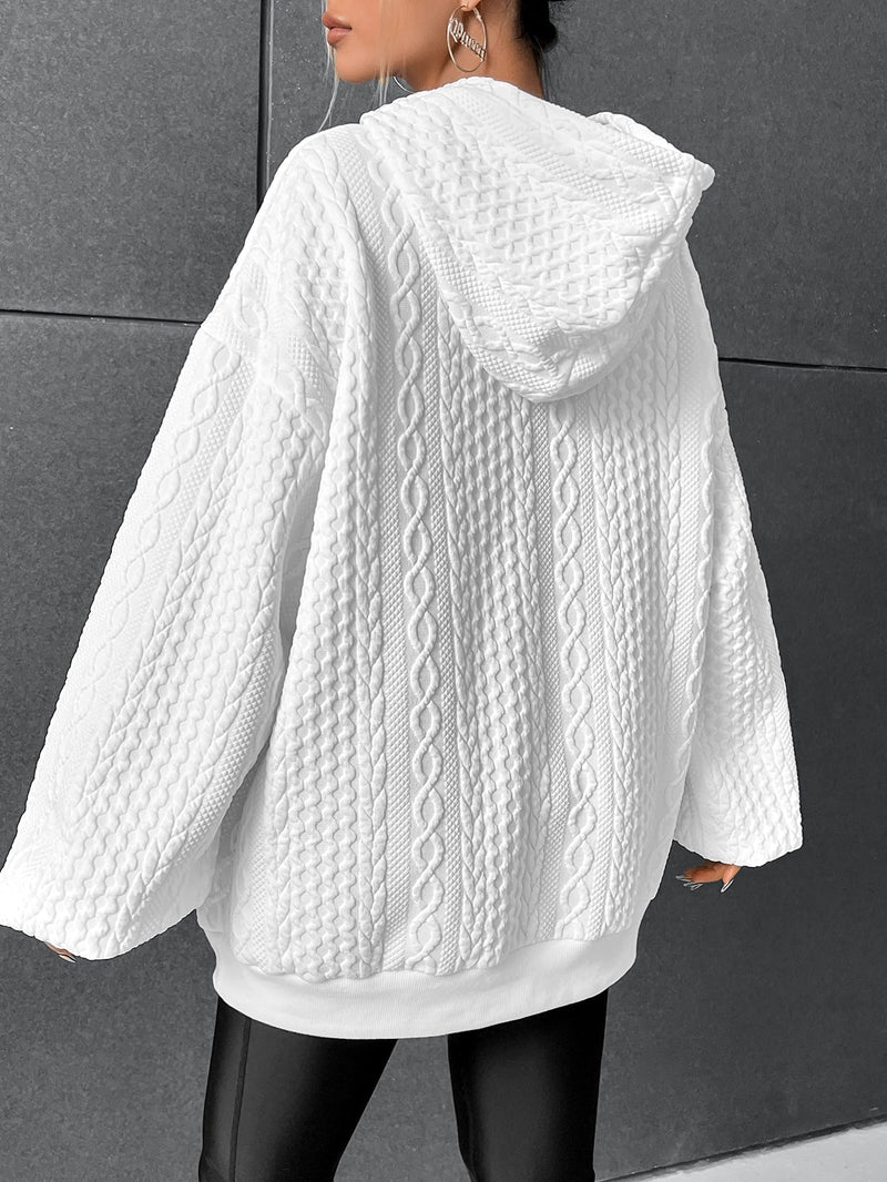 Ingrid | Oversized Drawstring Hoodie