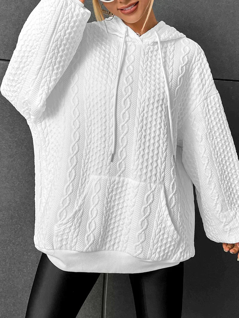 Ingrid | Oversized Drawstring Hoodie