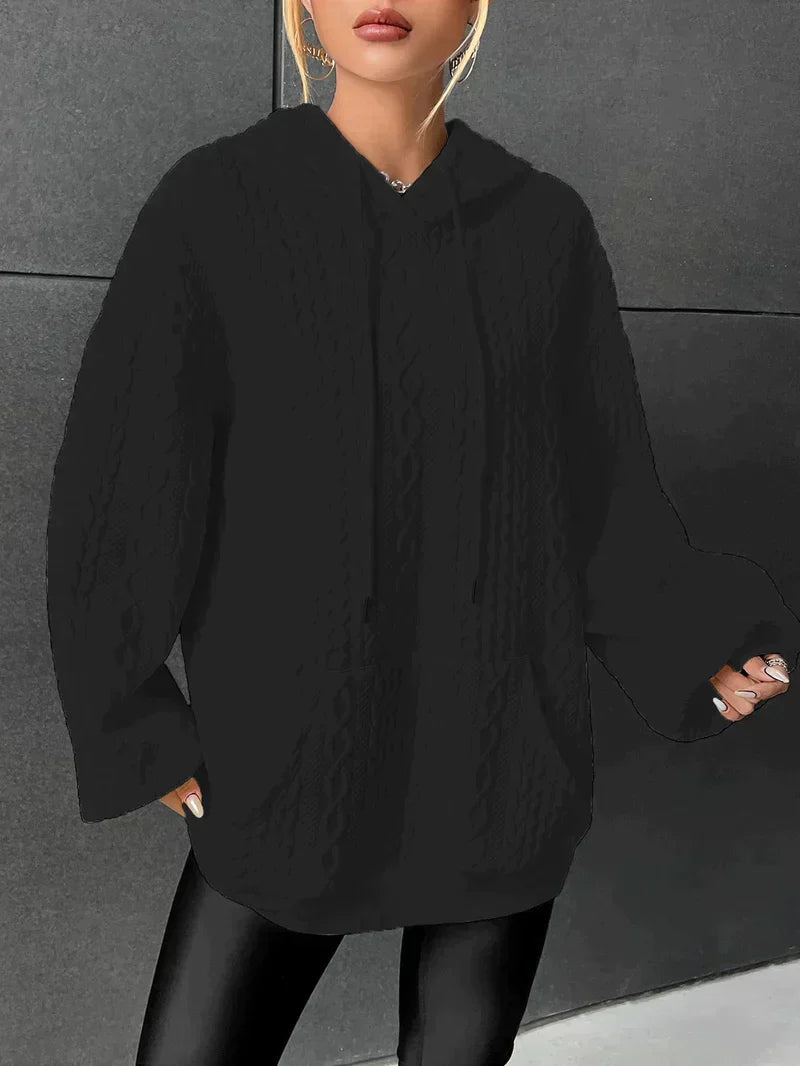 Ingrid | Oversized Drawstring Hoodie