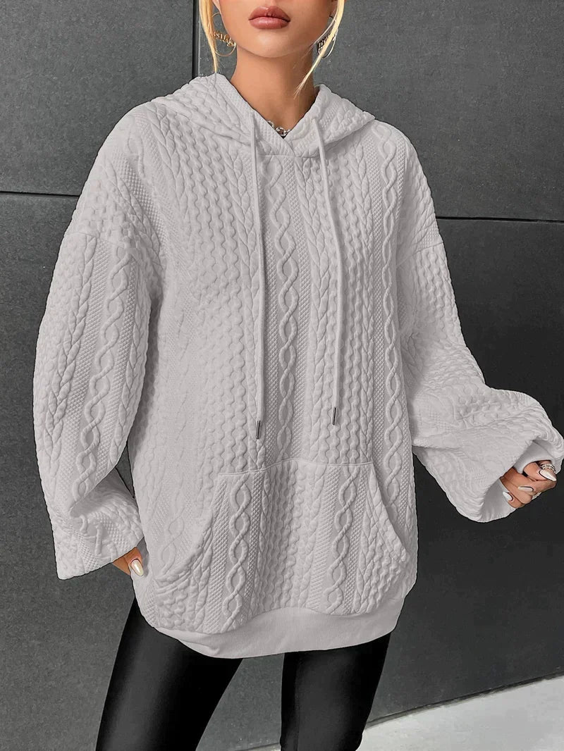 Ingrid | Oversized Drawstring Hoodie