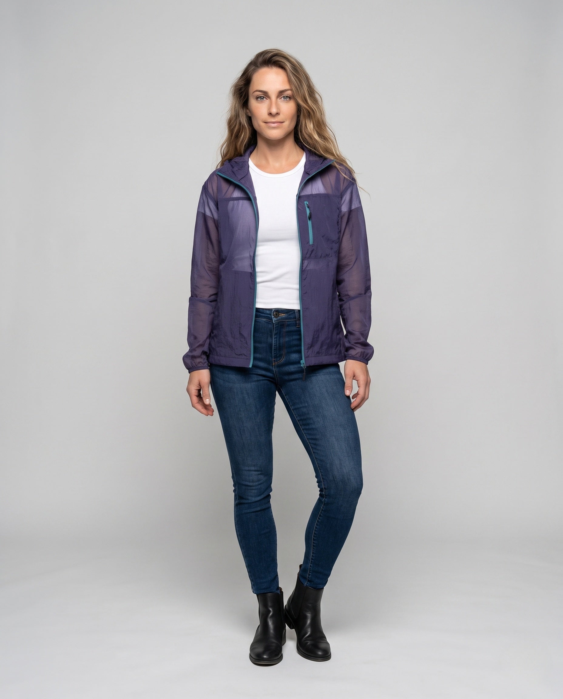 Isabella ultralight function jacket - front view