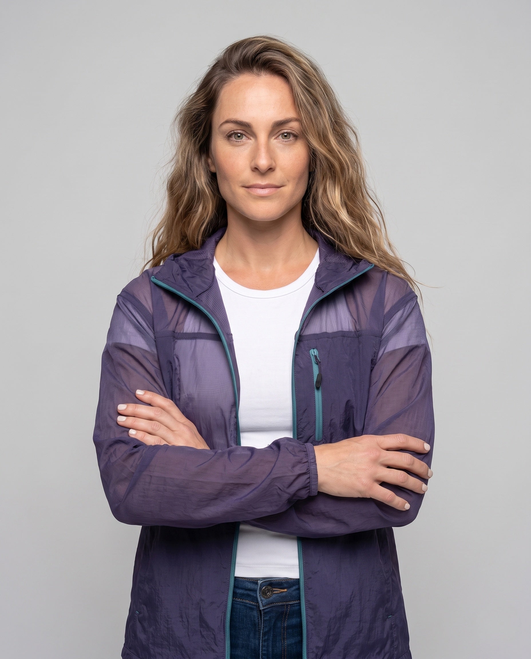 Isabella ultralight function jacket - upper body detail