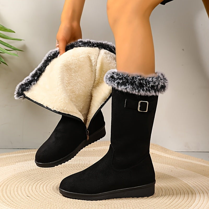 Isolwen | Cozy Fur-Trimmed Snow Boots