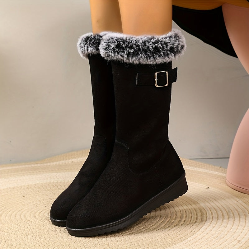 Isolwen | Cozy Fur-Trimmed Snow Boots