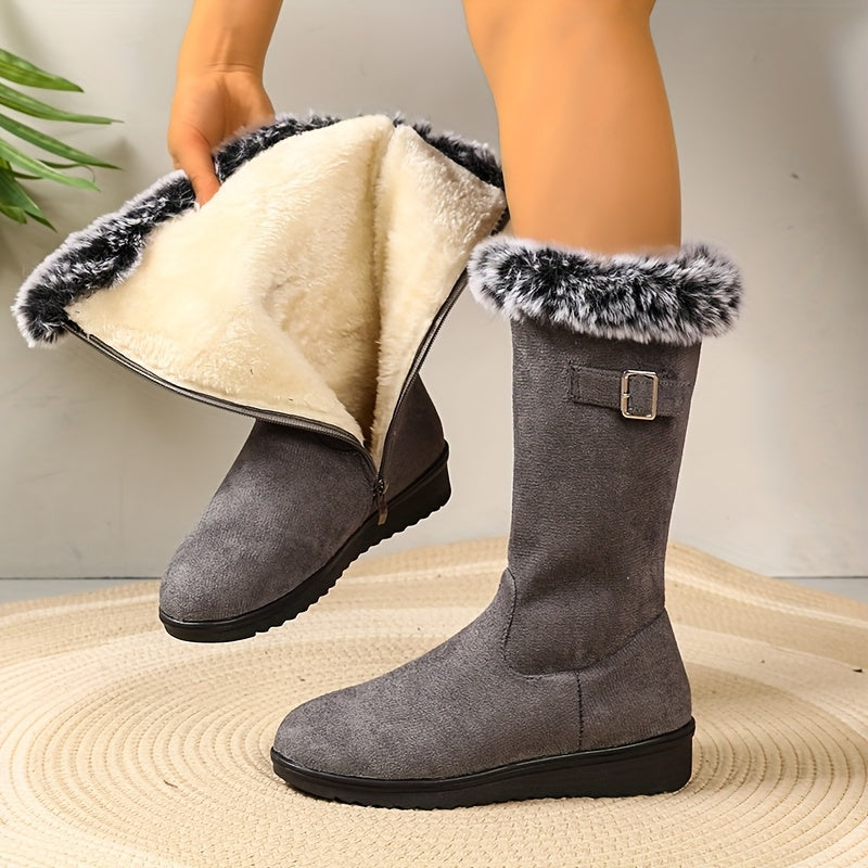 Isolwen | Cozy Fur-Trimmed Snow Boots