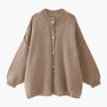 Ivy oversized knit cardigan - front view