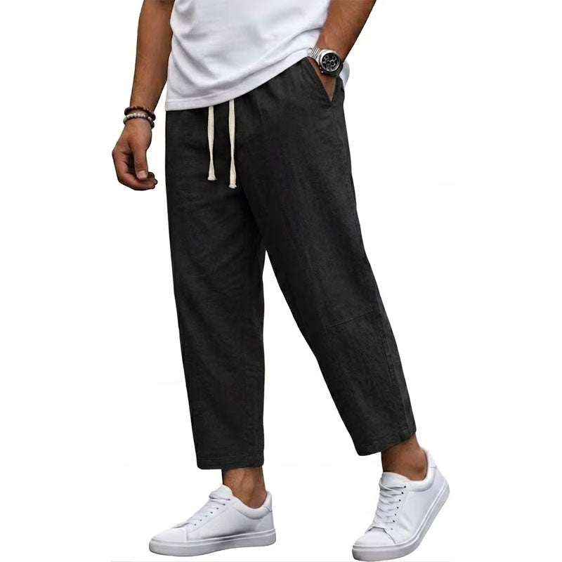 Jack | Cropped Linen Pants