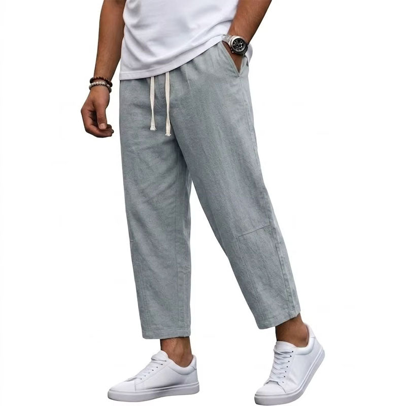 Jack | Cropped Linen Pants