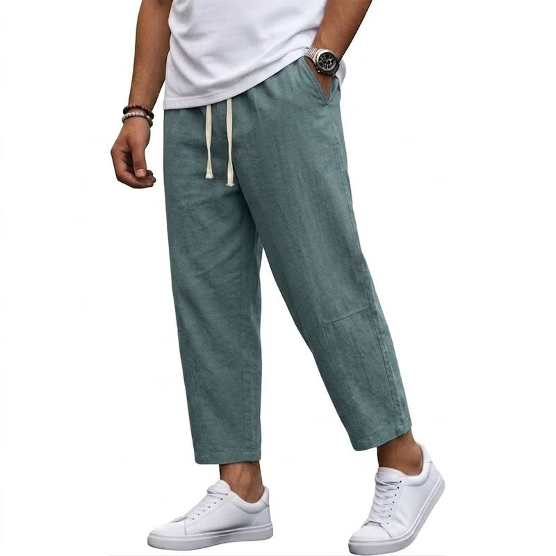Jack | Cropped Linen Pants