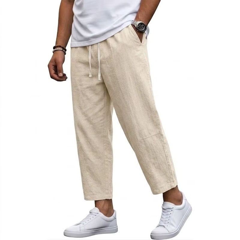 Jack | Cropped Linen Pants