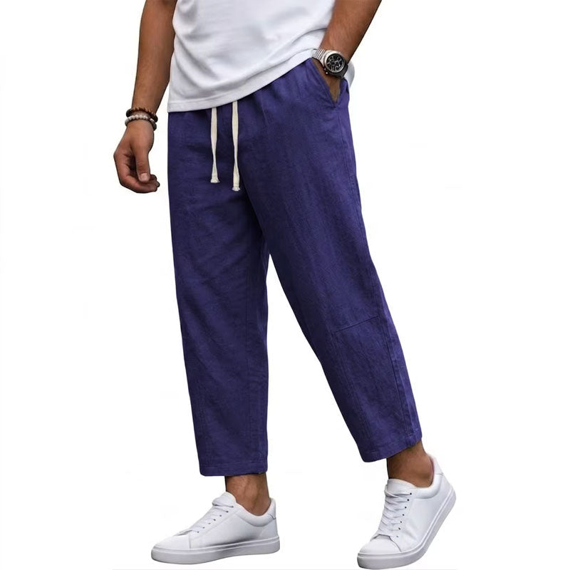 Jack | Cropped Linen Pants