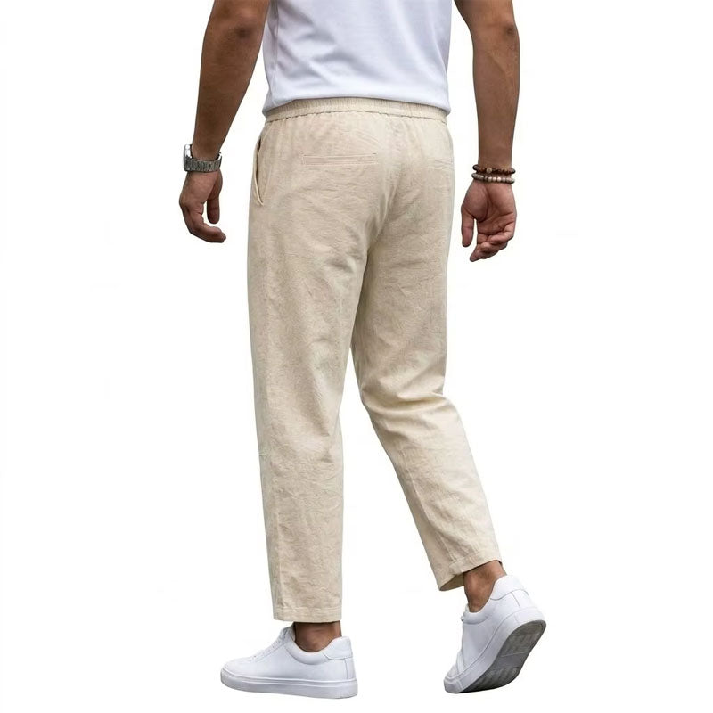 Jack | Cropped Linen Pants