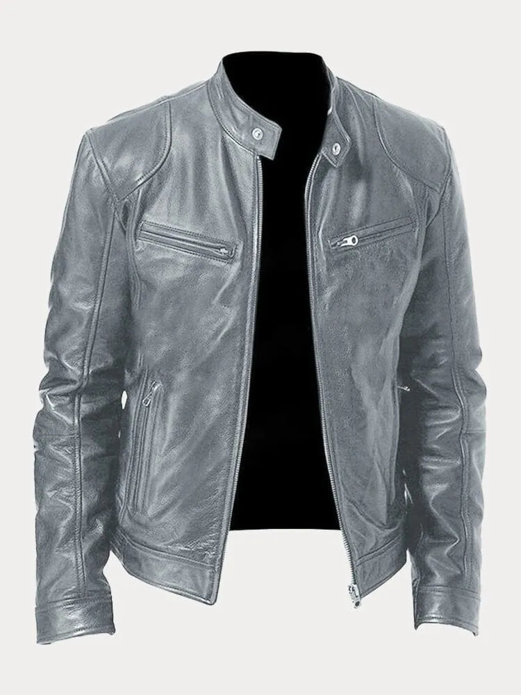 James faux leather jacket - color detail 2