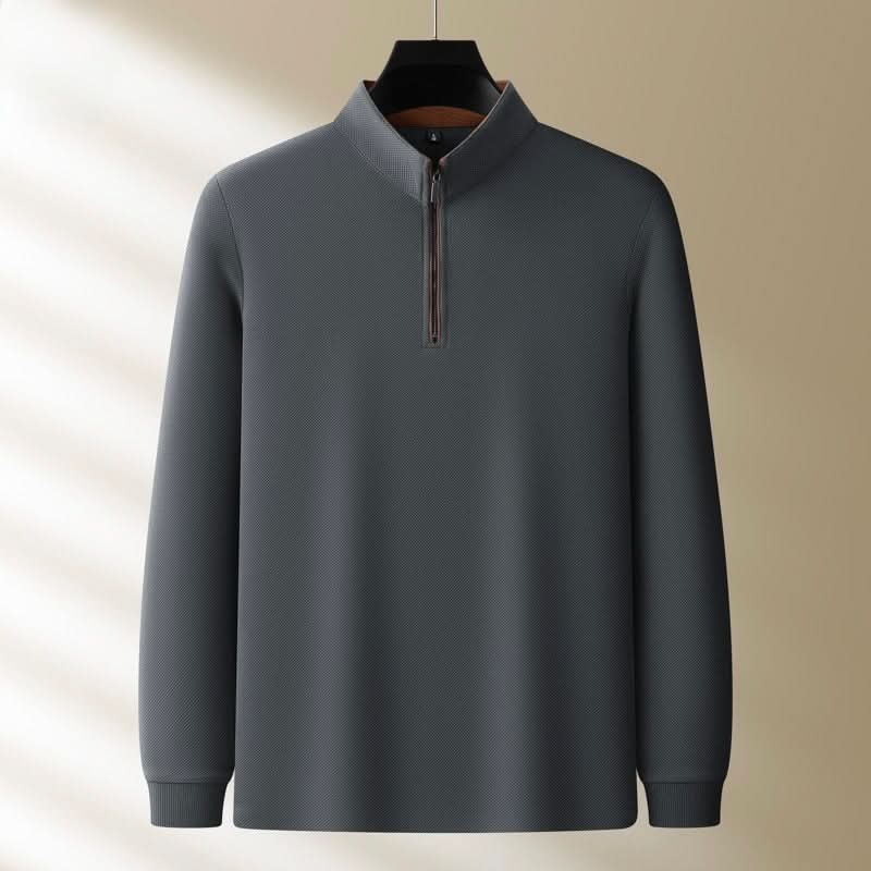 Jason quarter-zip pullover - close up