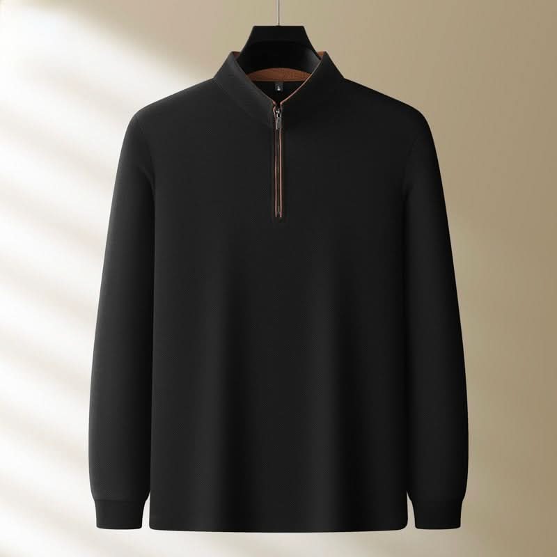 Jason quarter-zip pullover - front view