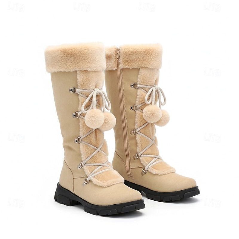 Jasperine | Cozy Fur-Trimmed Snow Boots