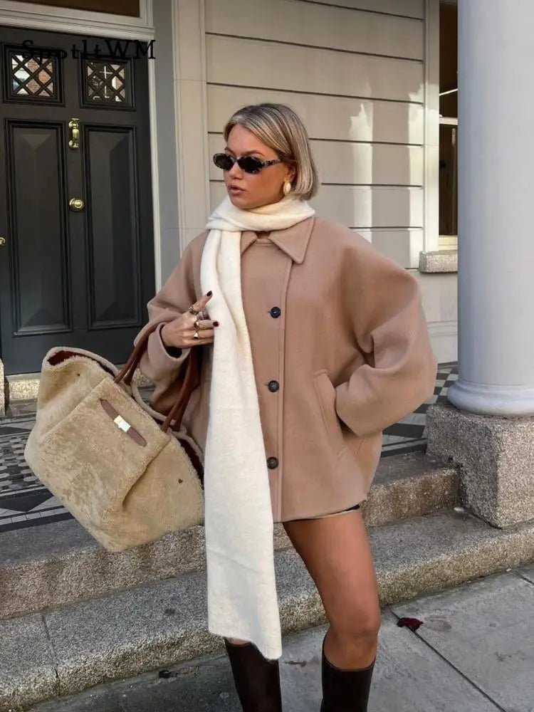 Jessamine double-breasted cape coat, view 4