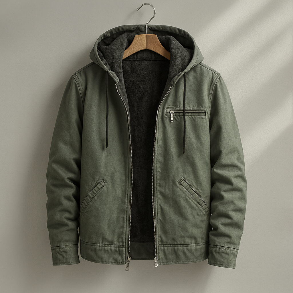 John lined jacket - side view