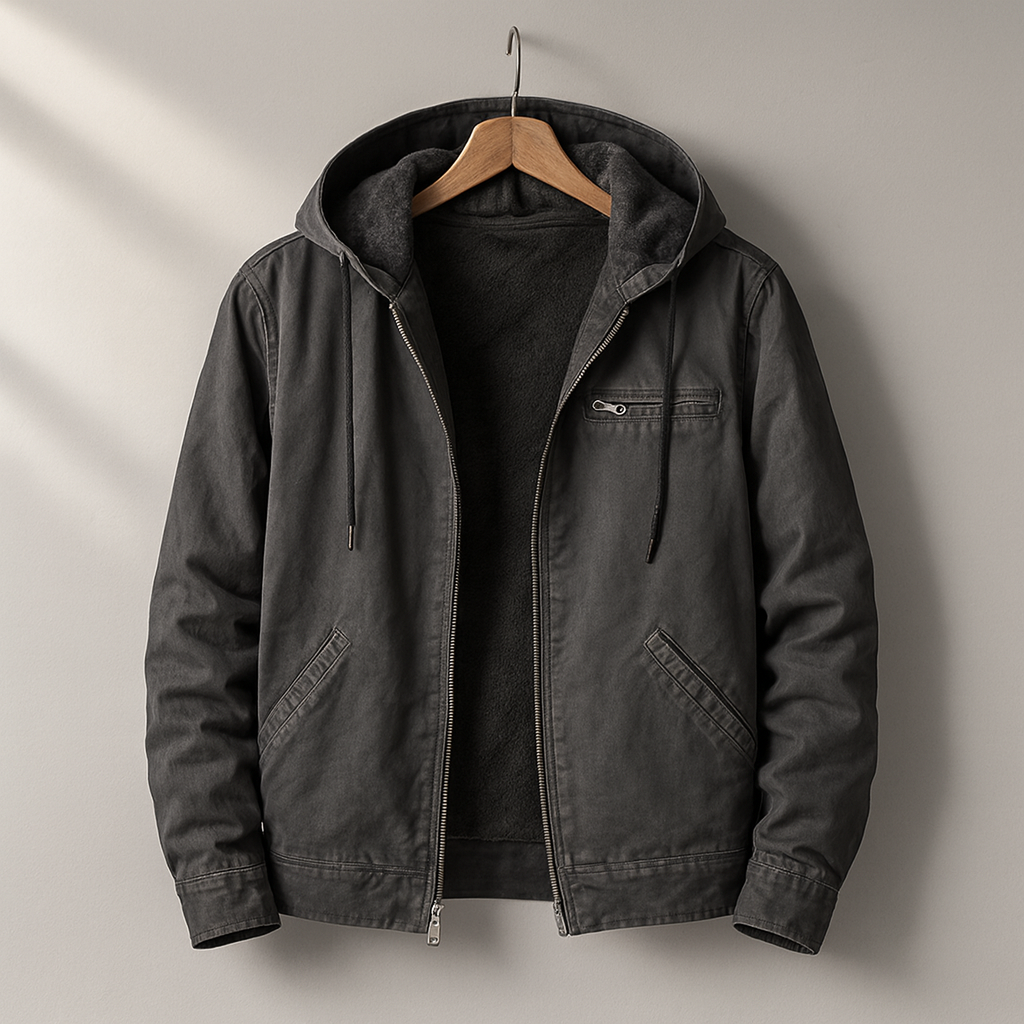John lined jacket - full look