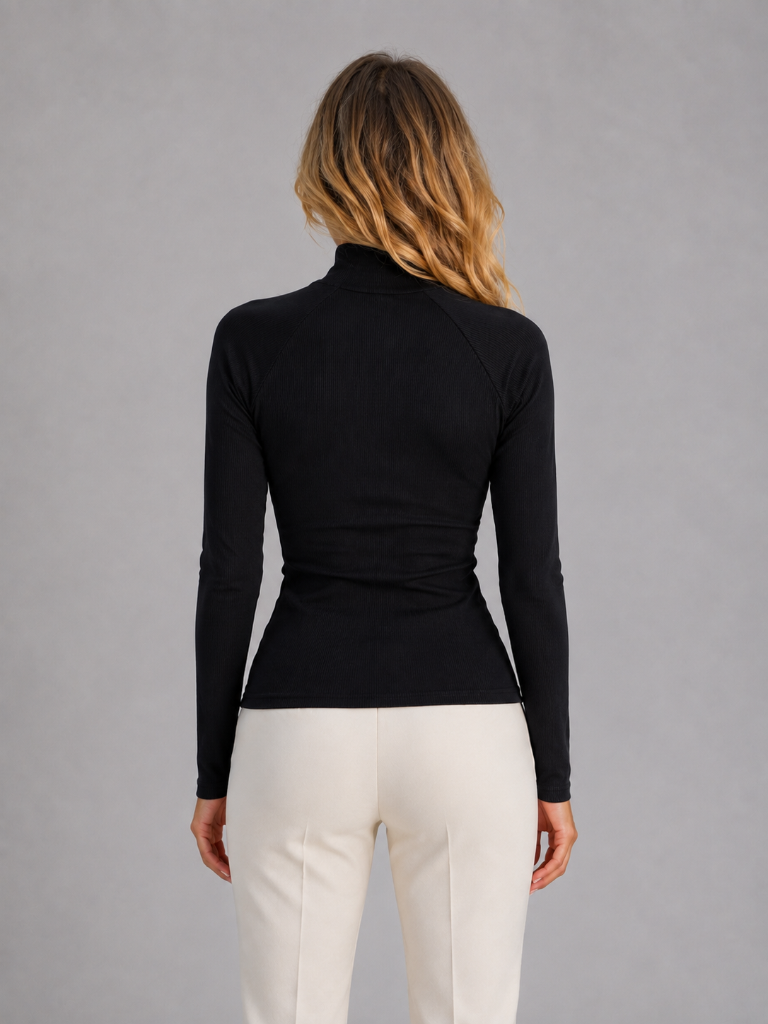 Josie | Ribbed Half Zip Top