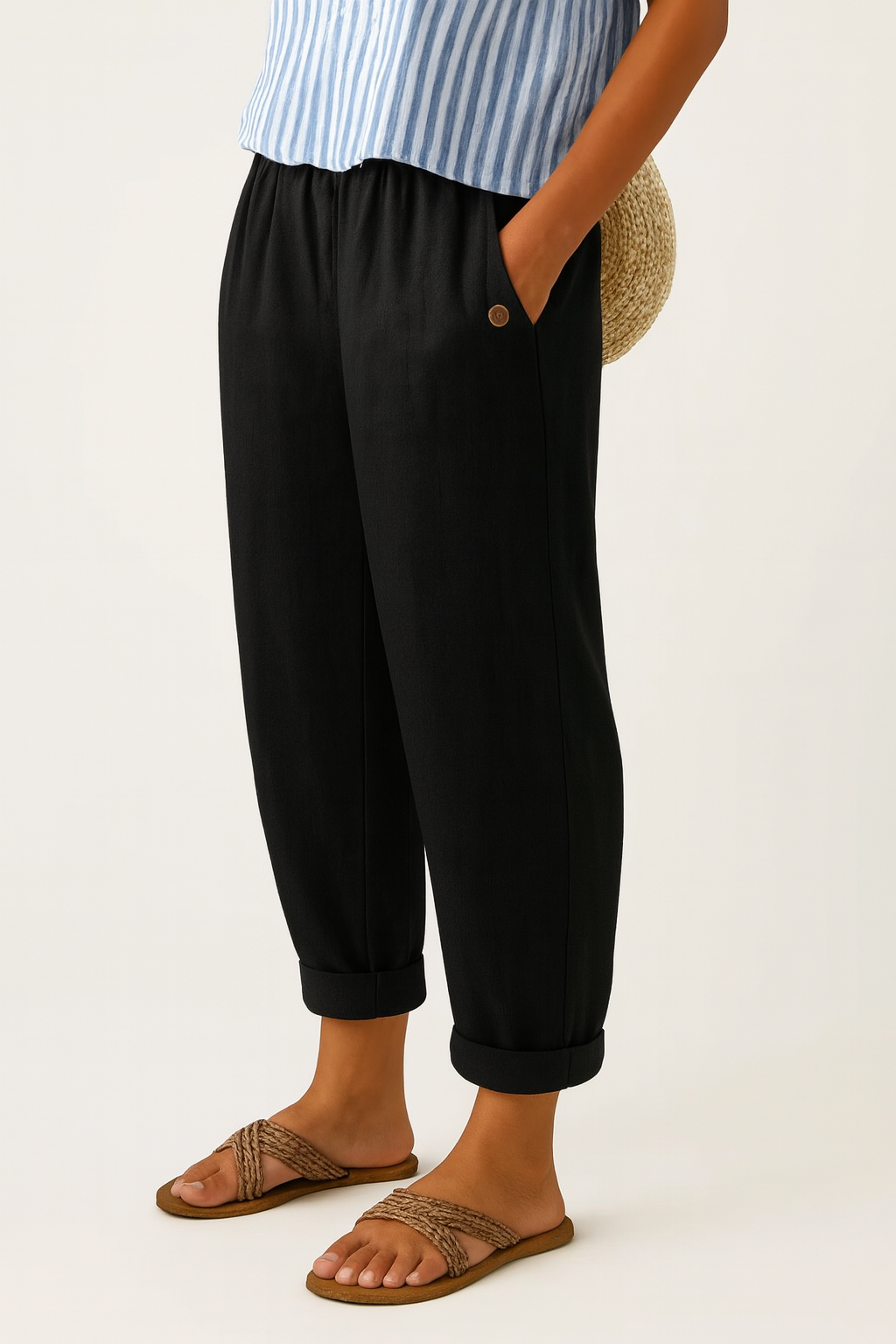 Josie everyday trousers - color Black