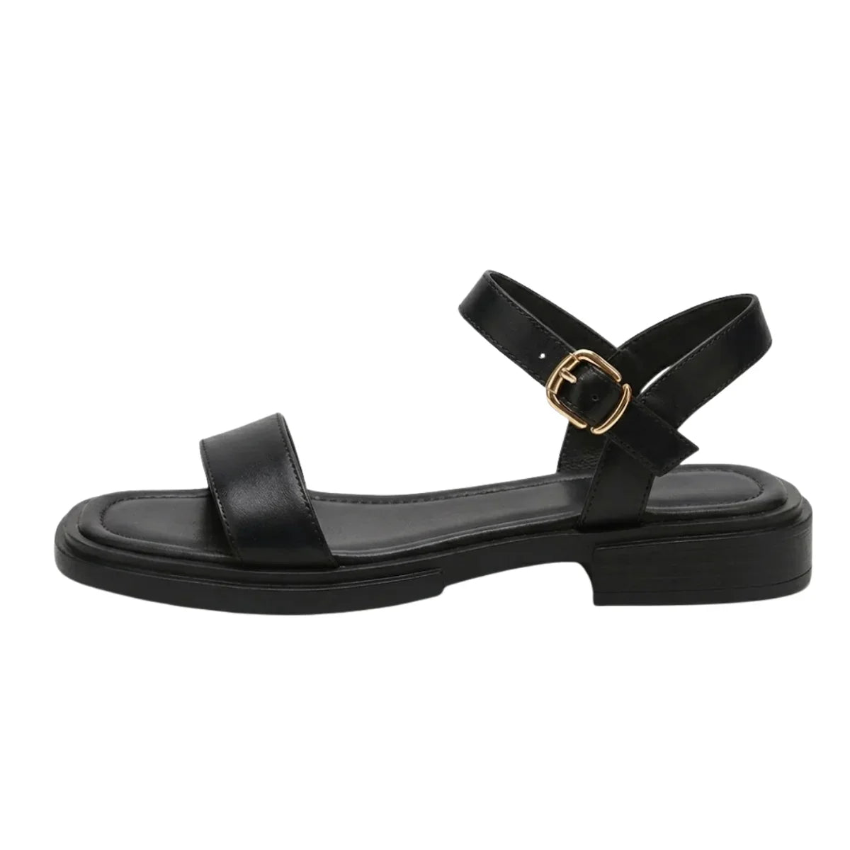 Joyce orthopedic summer sandals ankle strap - color Black 2