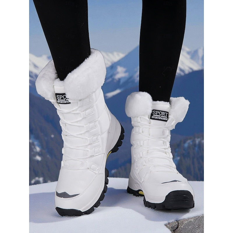 Katalina | Cozy Lace-Up Snow Boots