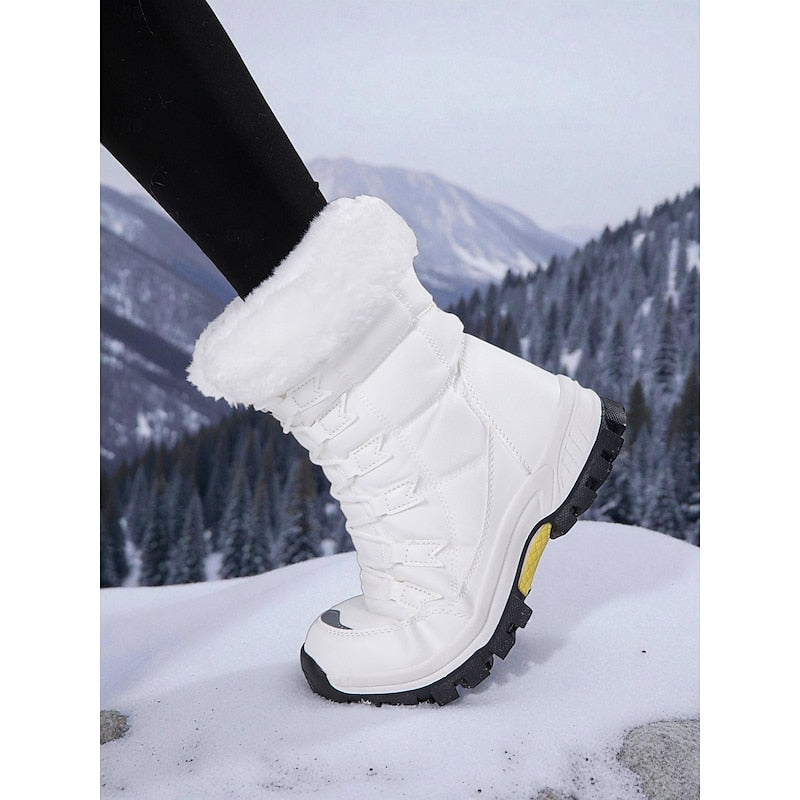 Katalina | Cozy Lace-Up Snow Boots