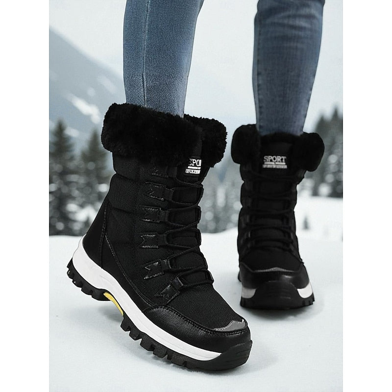 Katalina | Cozy Lace-Up Snow Boots