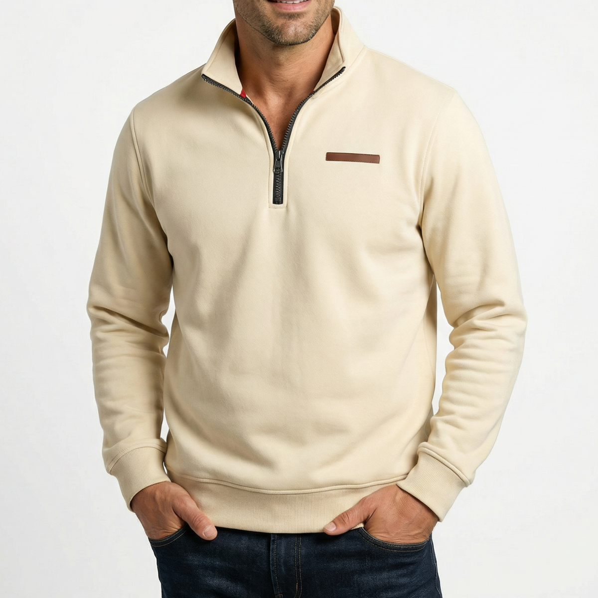 Kevin fleece sweatshirt - side view